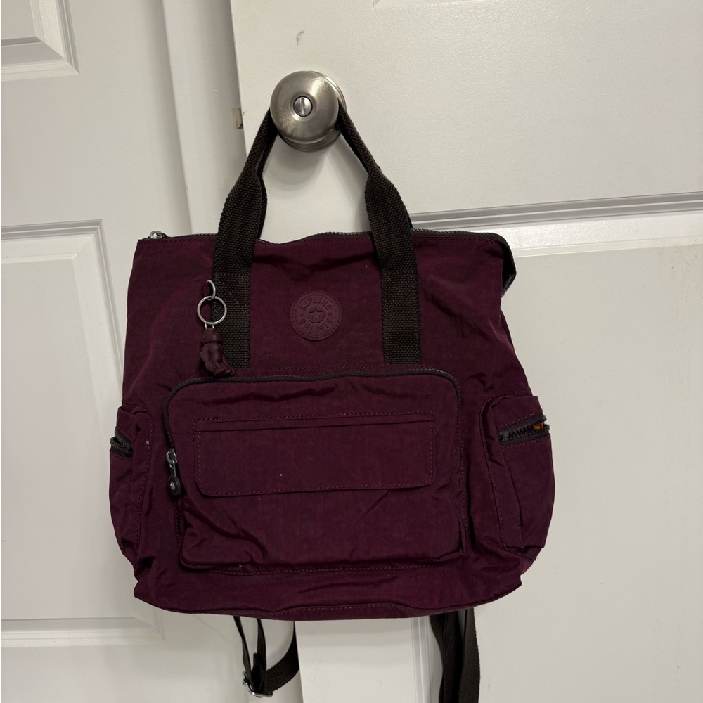 Purple Kipling Backpack